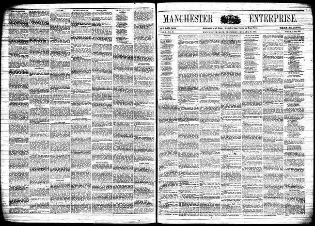 Manchester enterprise. Vol. 8 no. 18 (1875 January 28)