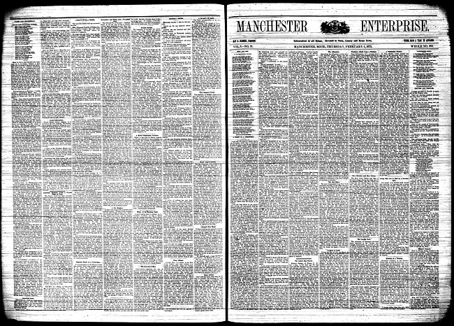 Manchester enterprise. Vol. 8 no. 19 (1875 February 4)