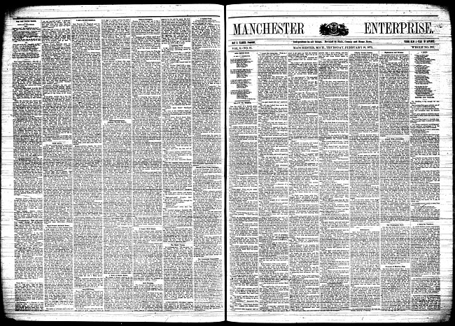 Manchester enterprise. Vol. 8 no. 21 (1875 February 18)