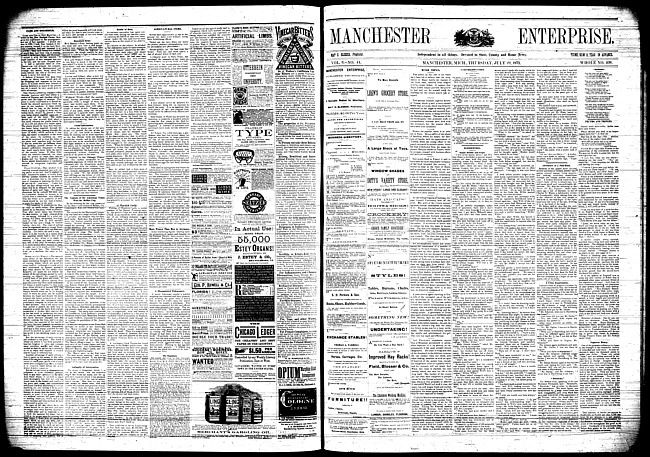 Manchester enterprise. Vol. 8 no. 44 (1875 July 29)