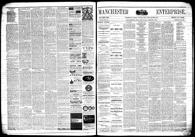 Manchester enterprise. Vol. 8 no. 45 (1875 August 5)