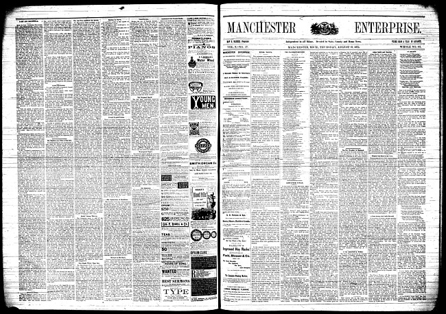 Manchester enterprise. Vol. 8 no. 47 (1875 August 19)