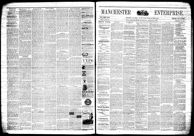 Manchester enterprise. Vol. 8 no. 48 (1875 August 26)