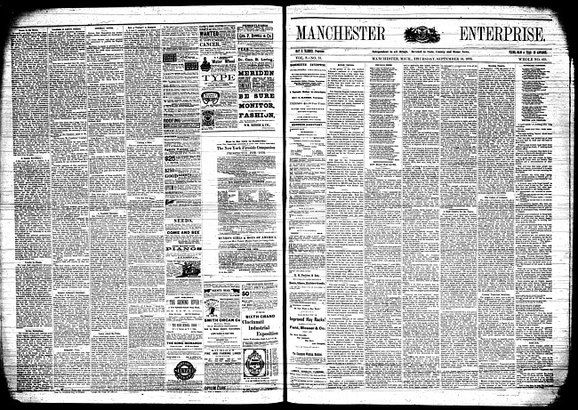 Manchester enterprise. Vol. 8 no. 51 (1875 September 16)