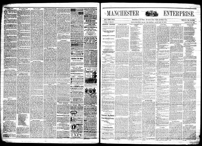 Manchester enterprise. Vol. 9 no. 17 (1876 January 20)