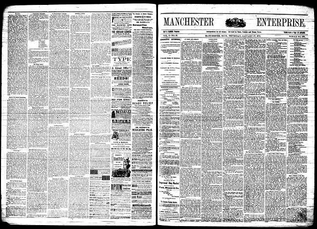 Manchester enterprise. Vol. 9 no. 18 (1876 January 27)