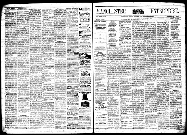 Manchester enterprise. Vol. 9 no. 25 (1876 March 16)