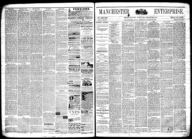 Manchester enterprise. Vol. 9 no. 27 (1876 March 30)