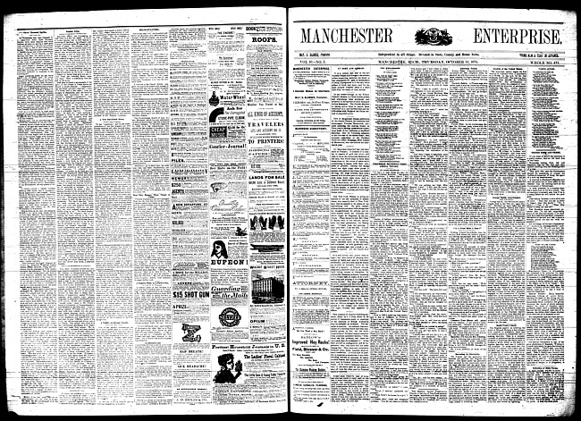 Manchester enterprise. Vol. 10 no. 3 (1876 October 12)