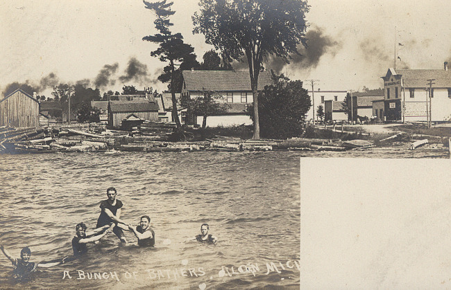 A Bunch of Bathers Alden, Michigan