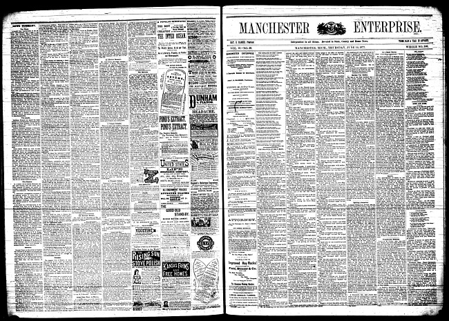 Manchester enterprise. Vol. 10 no. 38 (1877 June 14)