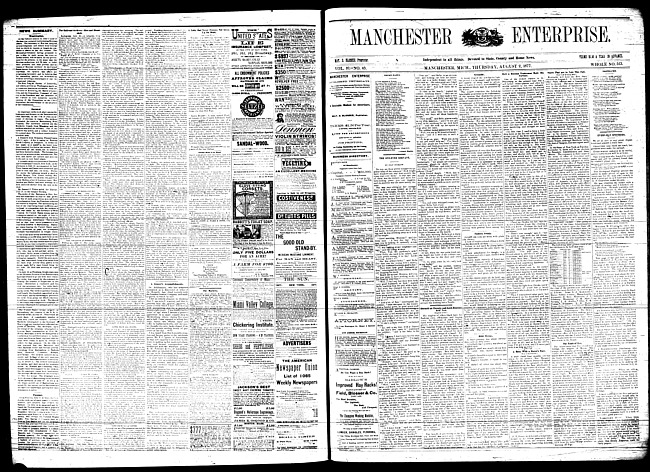 Manchester enterprise. Vol. 10 no. 45 (1877 August 2)