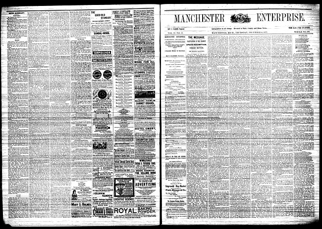 Manchester enterprise. Vol. 11 no. 11 (1877 December 6)
