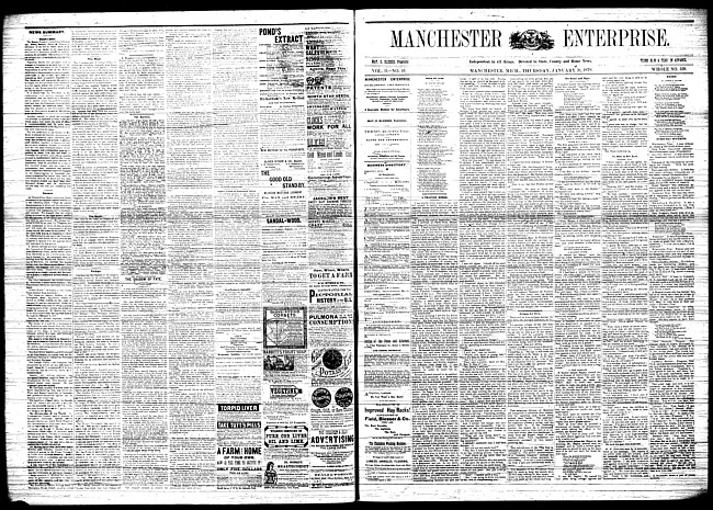 Manchester enterprise. Vol. 11 no. 19 (1878 January 31)