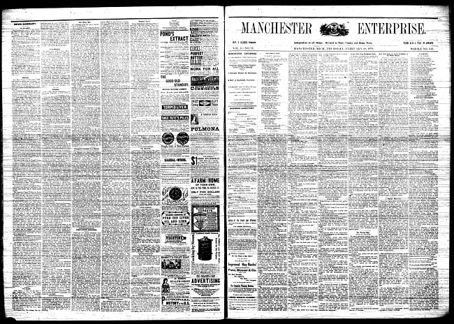 Manchester enterprise. Vol. 11 no. 23 (1878 February 28)