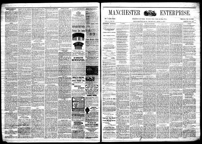 Manchester enterprise. Vol. 11 no. 29 (1878 April 11)