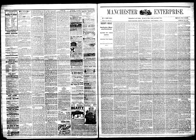 Manchester enterprise. Vol. 12 no. 11 (1878 December 5)