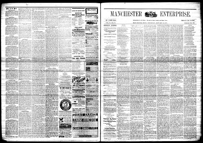 Manchester enterprise. Vol. 12 no. 18 (1879 January 23)