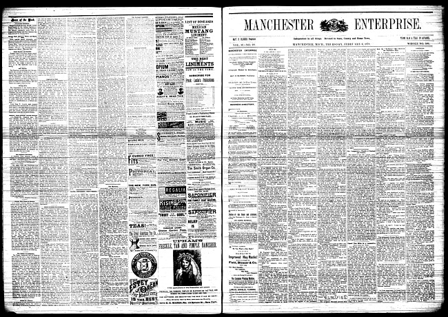 Manchester enterprise. Vol. 12 no. 20 (1879 February 6)