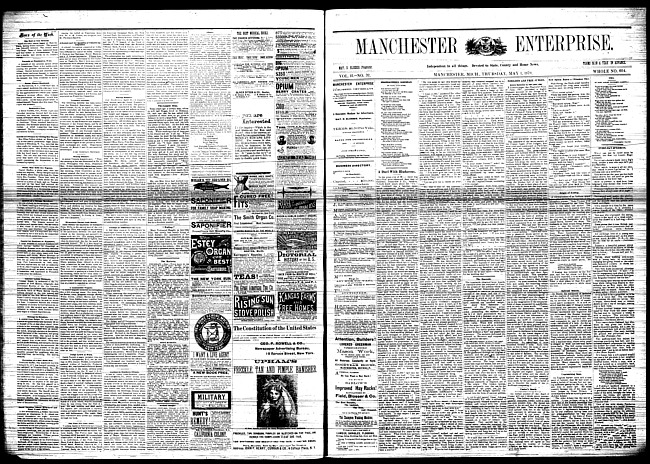 Manchester enterprise. Vol. 12 no. 32 (1879 May 1)