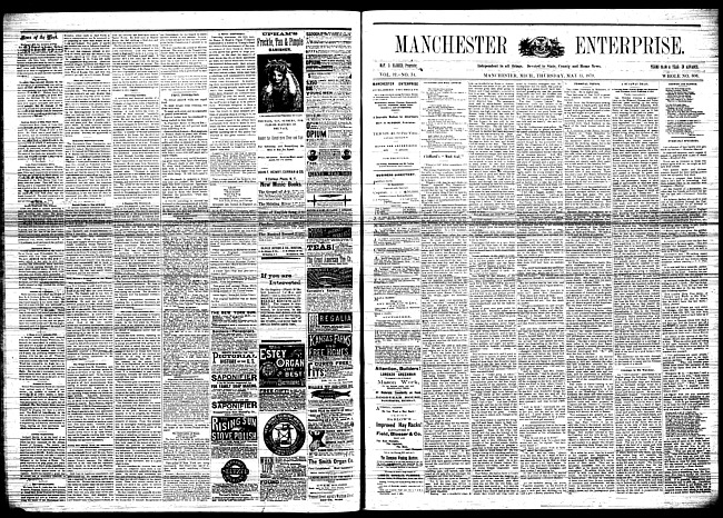 Manchester enterprise. Vol. 12 no. 34 (1879 May 15)