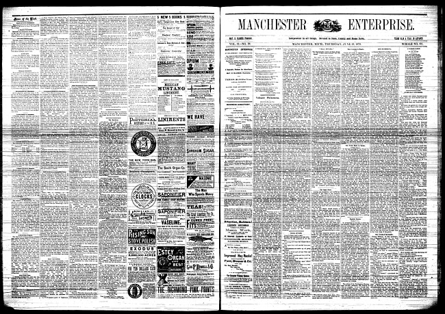 Manchester enterprise. Vol. 12 no. 39 (1879 June 19)