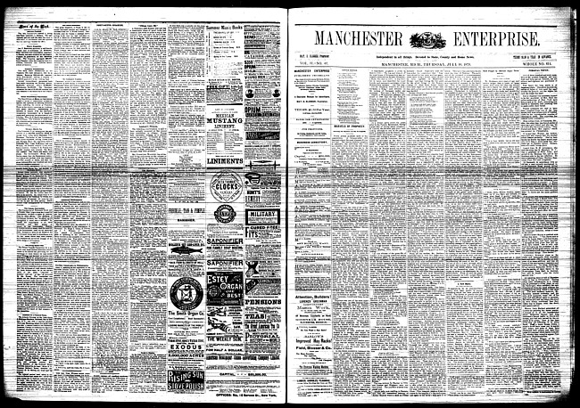 Manchester enterprise. Vol. 12 no. 42 (1879 July 10)