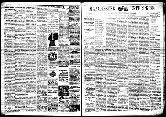 Manchester enterprise. Vol. 12 no. 44 (1879 July 24)