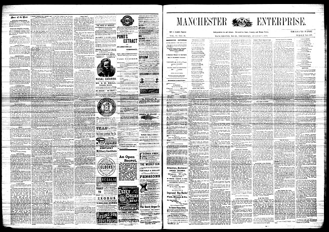 Manchester enterprise. Vol. 12 no. 46 (1879 August 7)