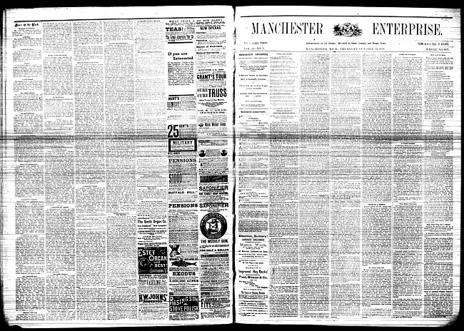 Manchester enterprise. Vol. 13 no. 5 (1879 October 23)