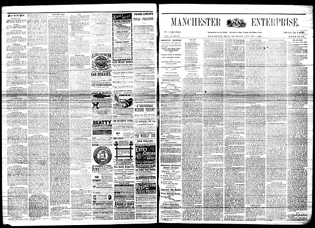 Manchester enterprise. Vol. 13 no. 16 (1880 January 8)