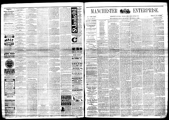 Manchester enterprise. Vol. 14 no. 11 (1880 December 2)