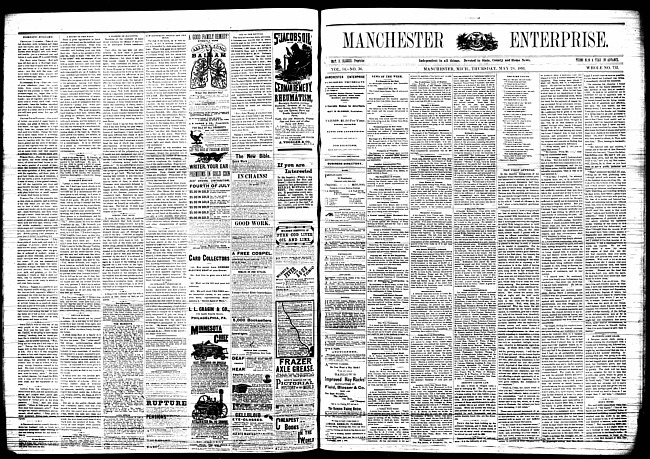 Manchester enterprise. Vol. 14 no. 36 (1881 May 26)