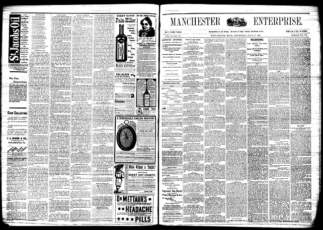Manchester enterprise. Vol. 14 no. 43 (1881 July 14)