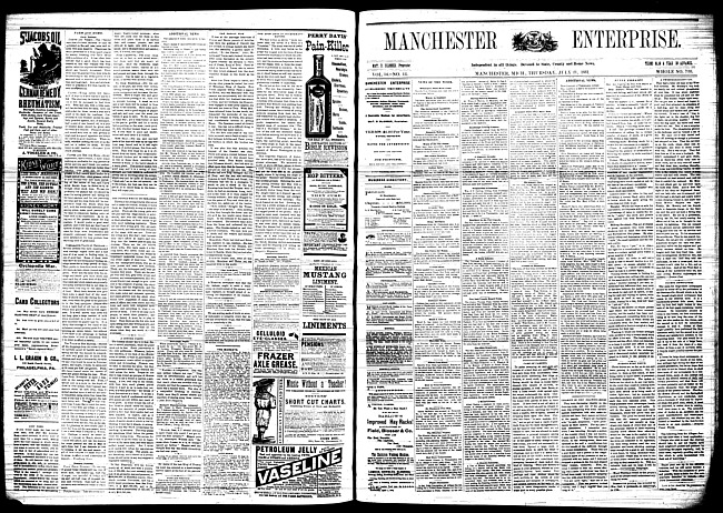 Manchester enterprise. Vol. 14 no. 44 (1881 July 21)