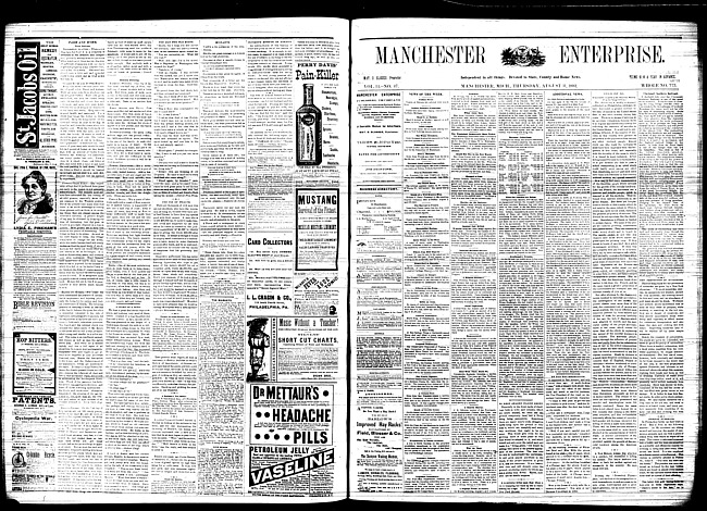 Manchester enterprise. Vol. 14 no. 47 (1881 August 11)