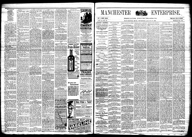 Manchester enterprise. Vol. 14 no. 48 (1881 August 18)