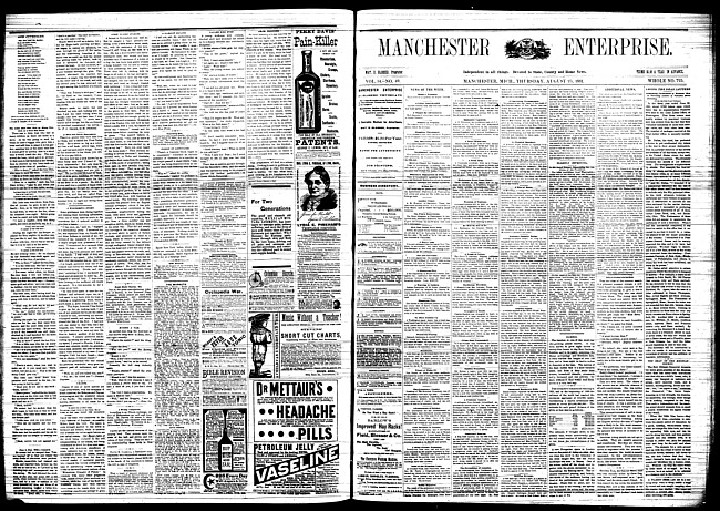 Manchester enterprise. Vol. 14 no. 49 (1881 August 25)