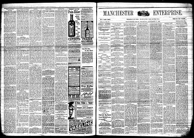 Manchester enterprise. Vol. 14 no. 52 (1881 September 15)