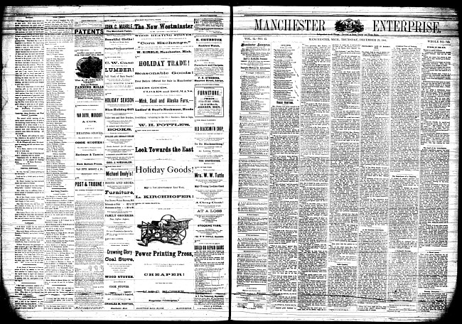 Manchester enterprise. Vol. 15 no. 15 (1881 December 29)