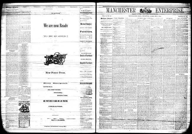 Manchester enterprise. Vol. 15 no. 21 (1882 February 9)