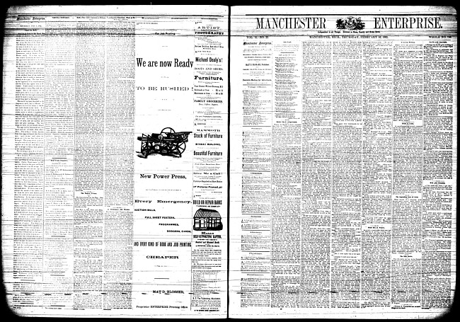 Manchester enterprise. Vol. 15 no. 22 (1882 February 16)