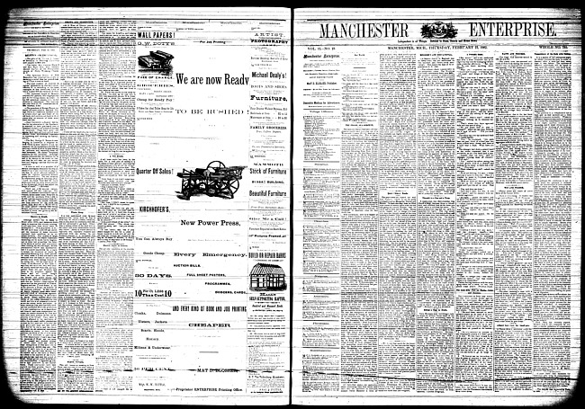 Manchester enterprise. Vol. 15 no. 23 (1882 February 23)