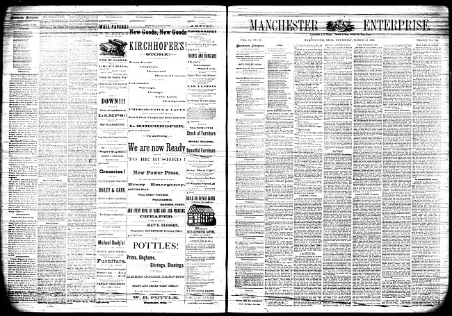 Manchester enterprise. Vol. 15 no. 27 (1882 March 23)