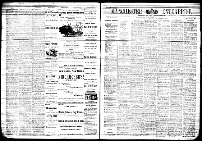 Manchester enterprise. Vol. 15 no. 31 (1882 April 20)