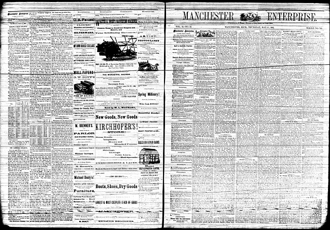 Manchester enterprise. Vol. 15 no. 34 (1882 May 11)