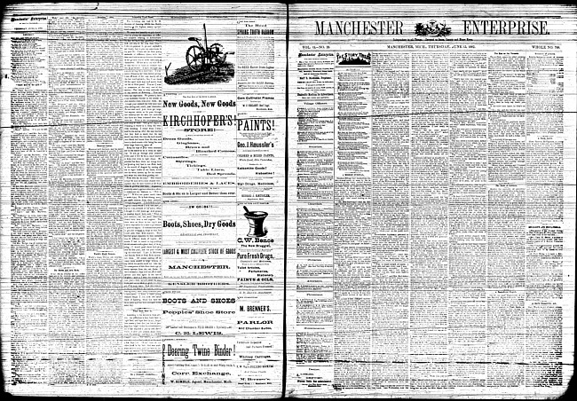 Manchester enterprise. Vol. 15 no. 39 (1882 June 15)