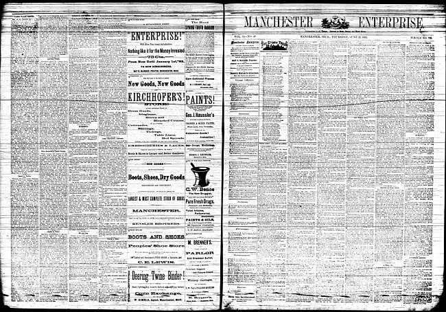 Manchester enterprise. Vol. 15 no. 40 (1882 June 22)