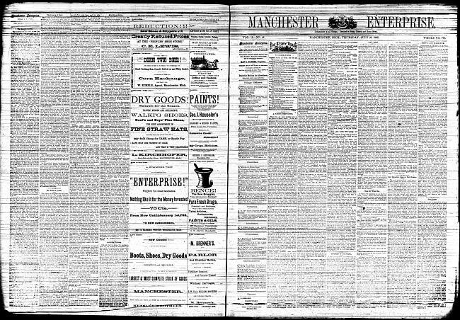 Manchester enterprise. Vol. 15 no. 44 (1882 July 20)