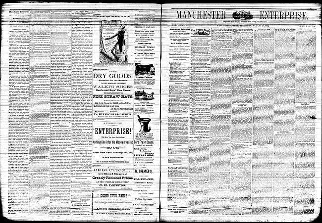 Manchester enterprise. Vol. 15 no. 49 (1882 August 24)